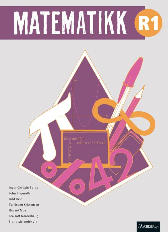Matematikk R1 matematikk vg2 - 9788203414619